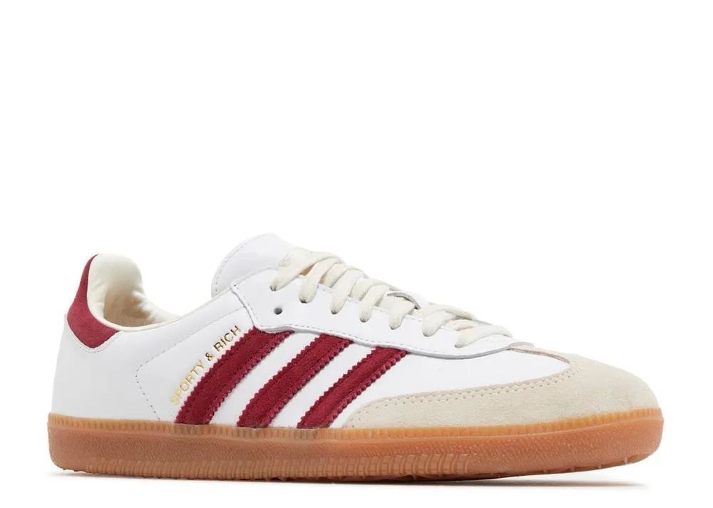 Adidas Samba OG Sporty & Rich White Core Burgundy