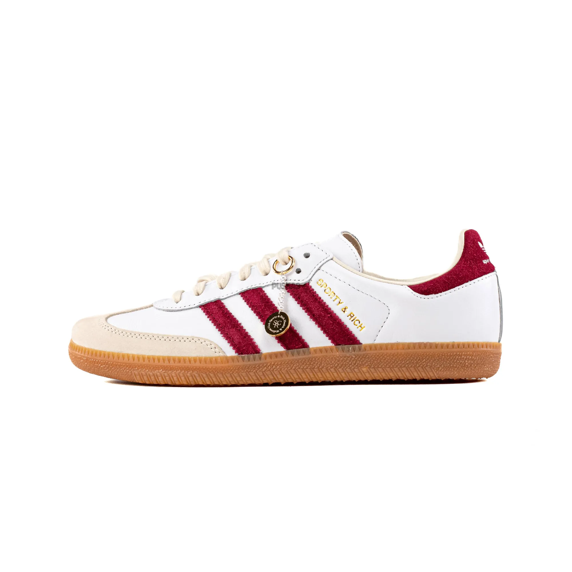 Adidas Samba 'Sporty & Rich White Collegiate Burgundy' (2023)