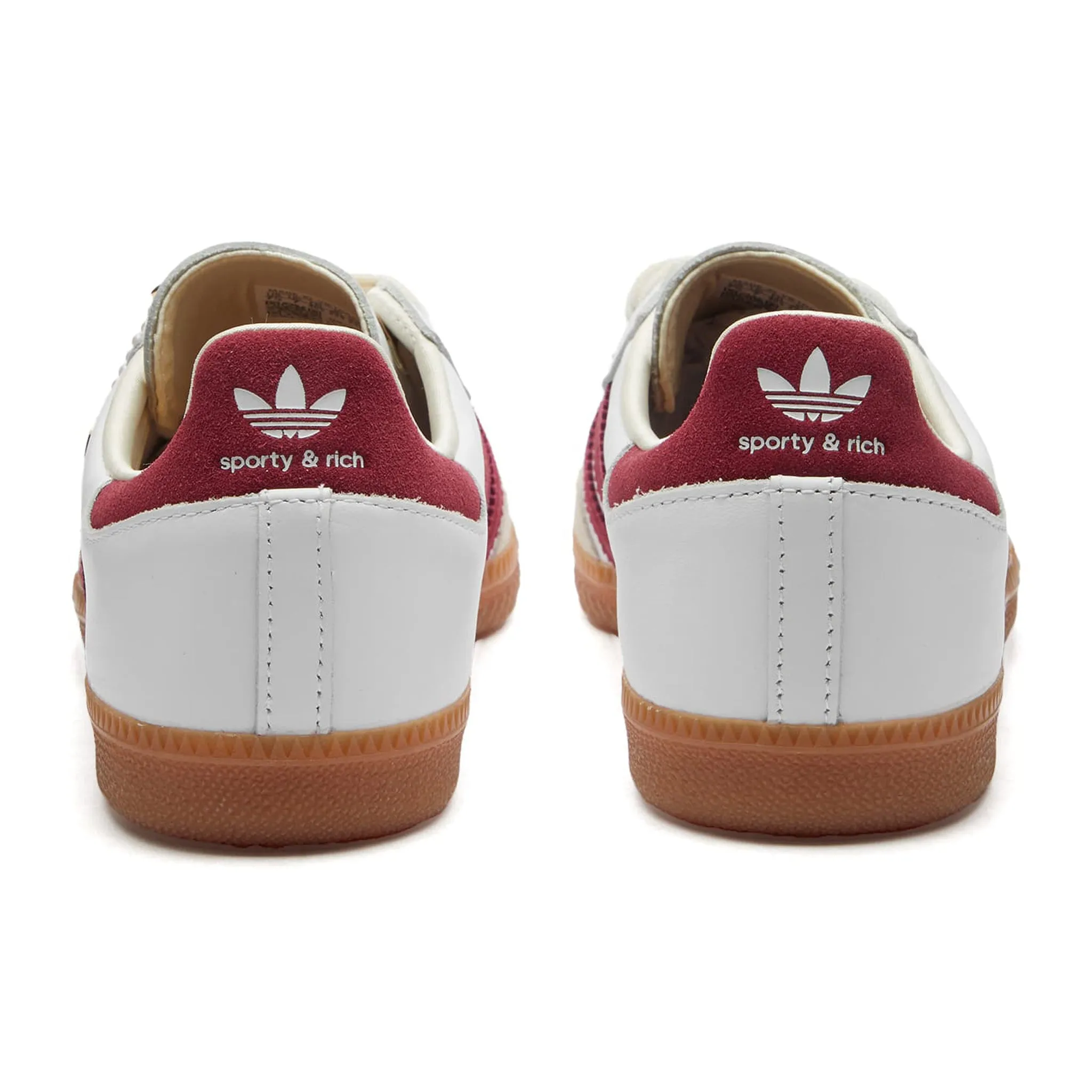 Adidas Samba Sporty & Rich White Collegiate Burgundy