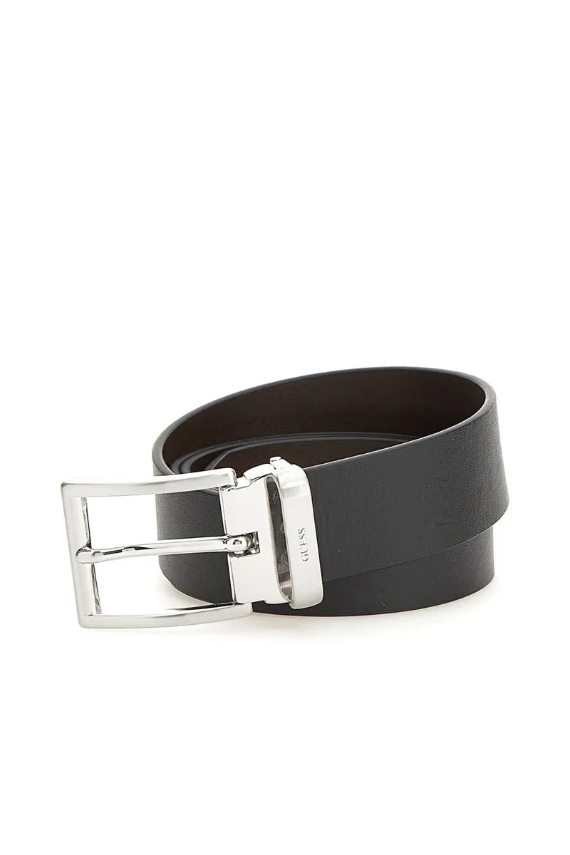 Adjustable & Reversible Belt - Blue Grey