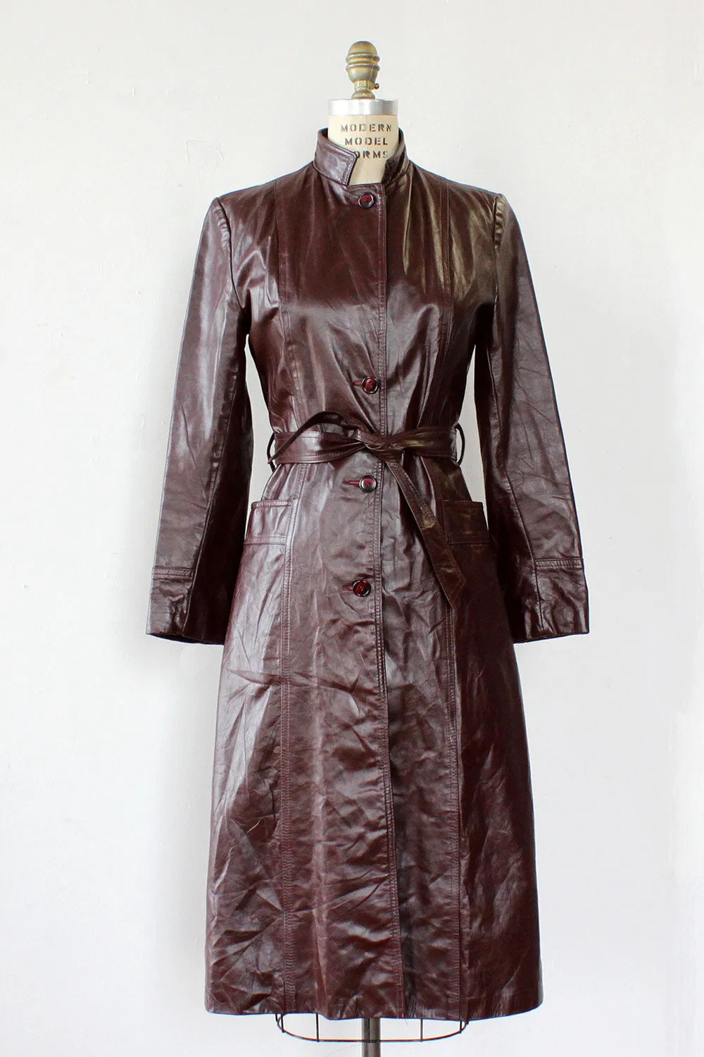 Aubergine Broadway Coat XS/S