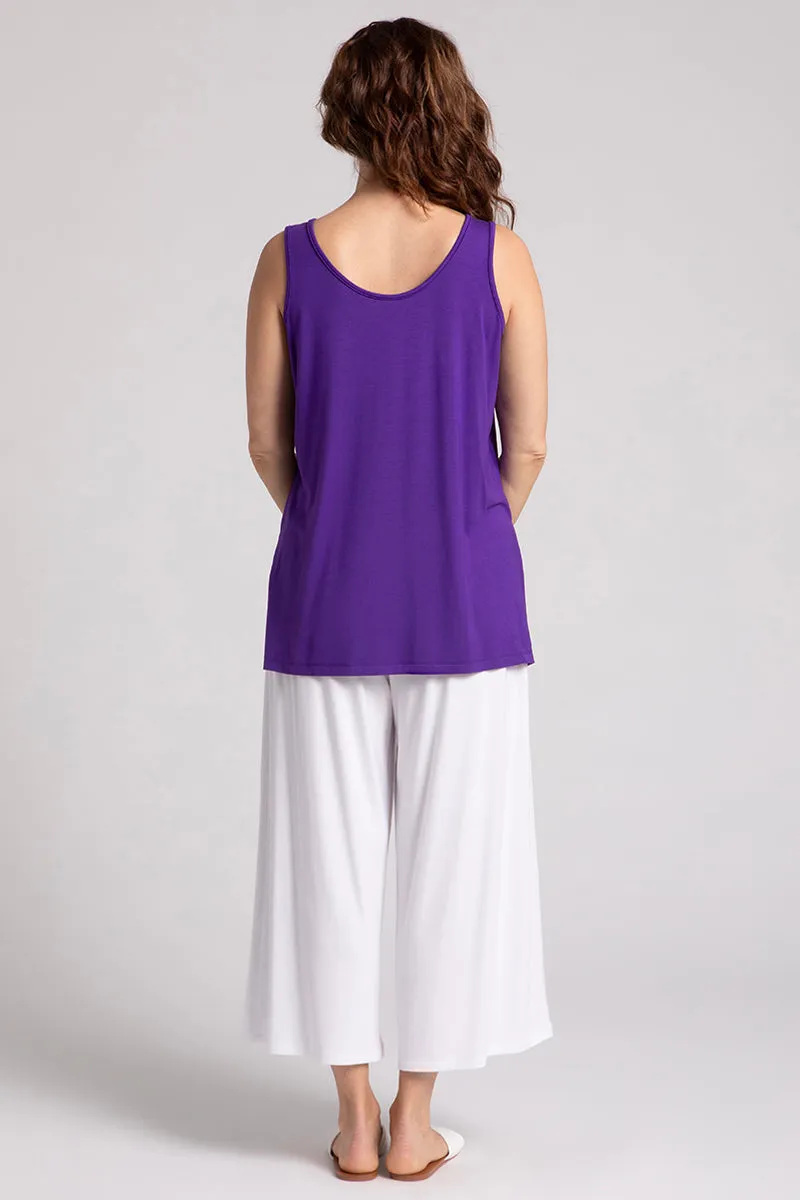 Bamboo Reversible Go To Tank | Violet