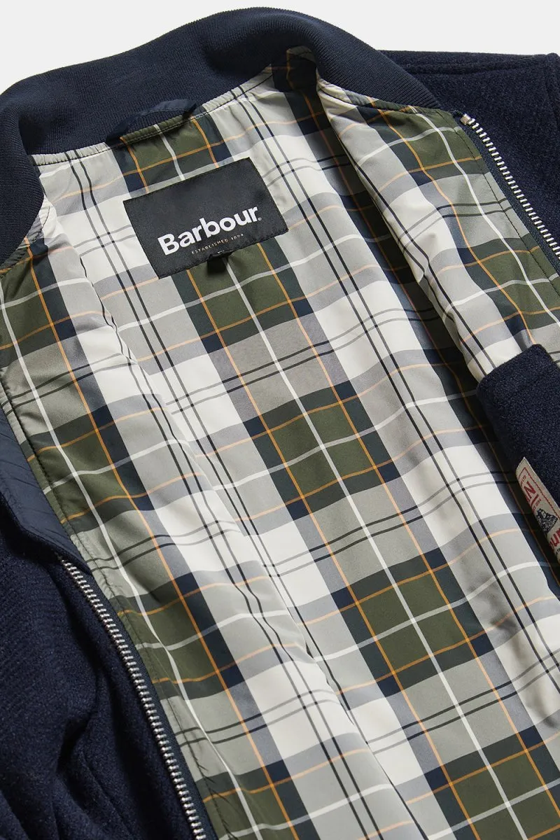 Barbour Verton Wool Jacket (Navy)