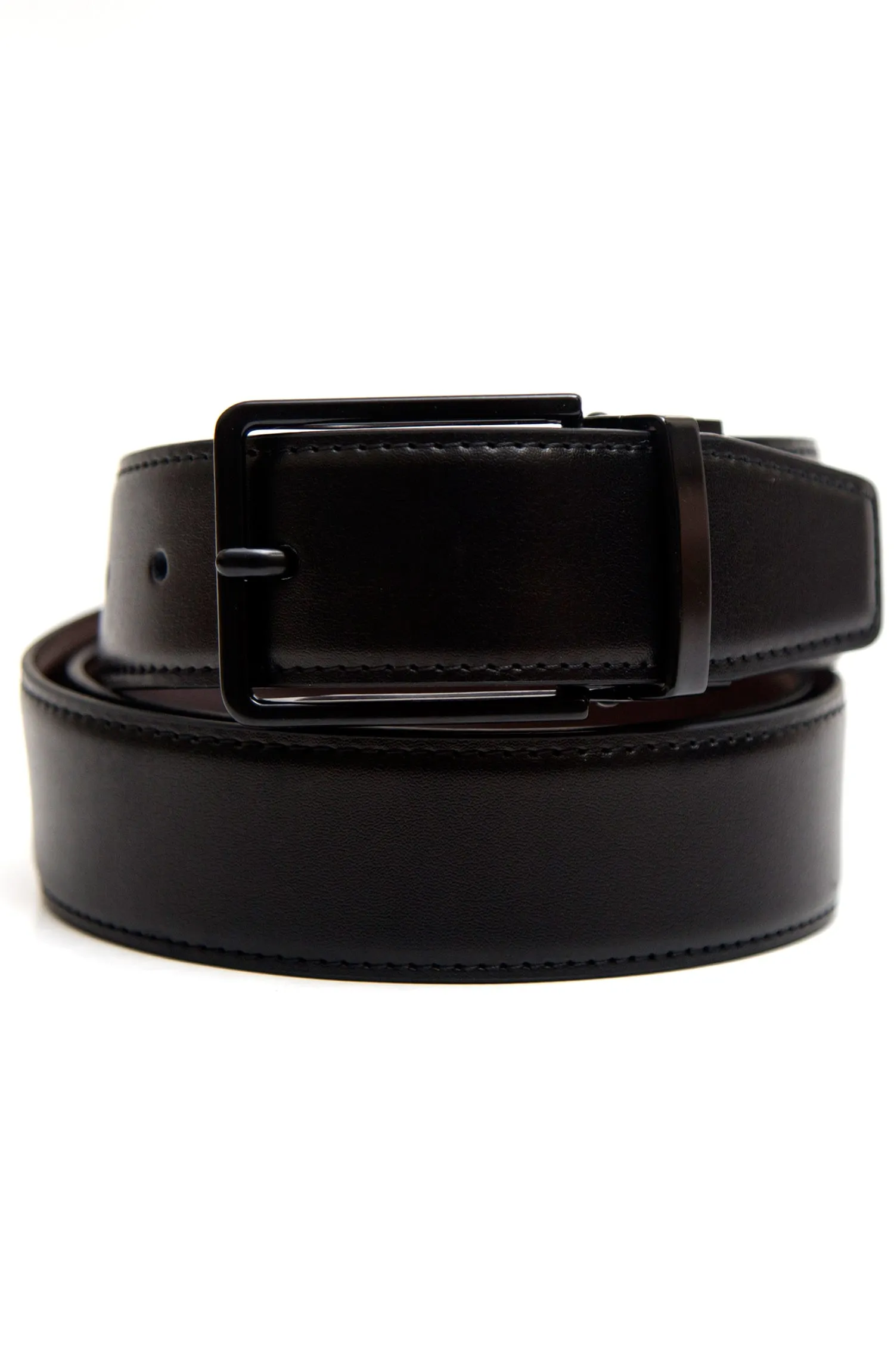 Black And Brown Reversible Leather Belt