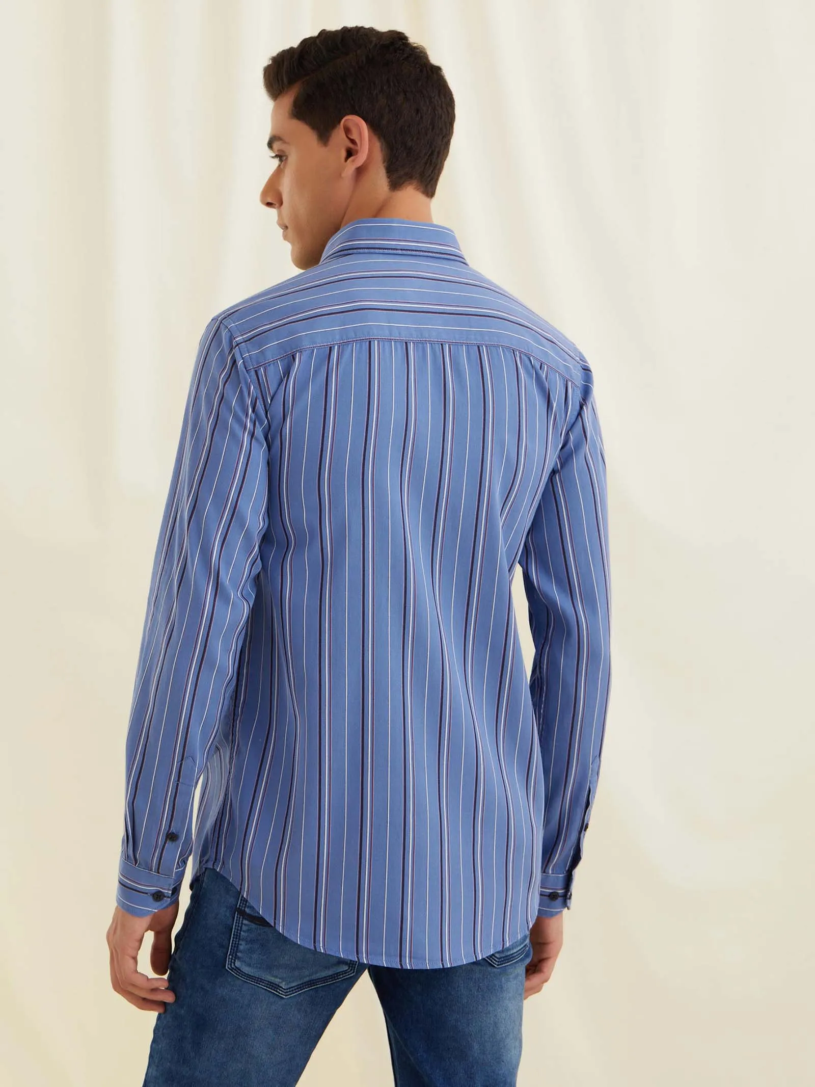 Blue Striped Shirt