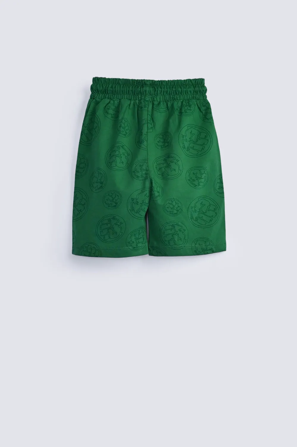 BOYS PRINTED KNIT SHORTS