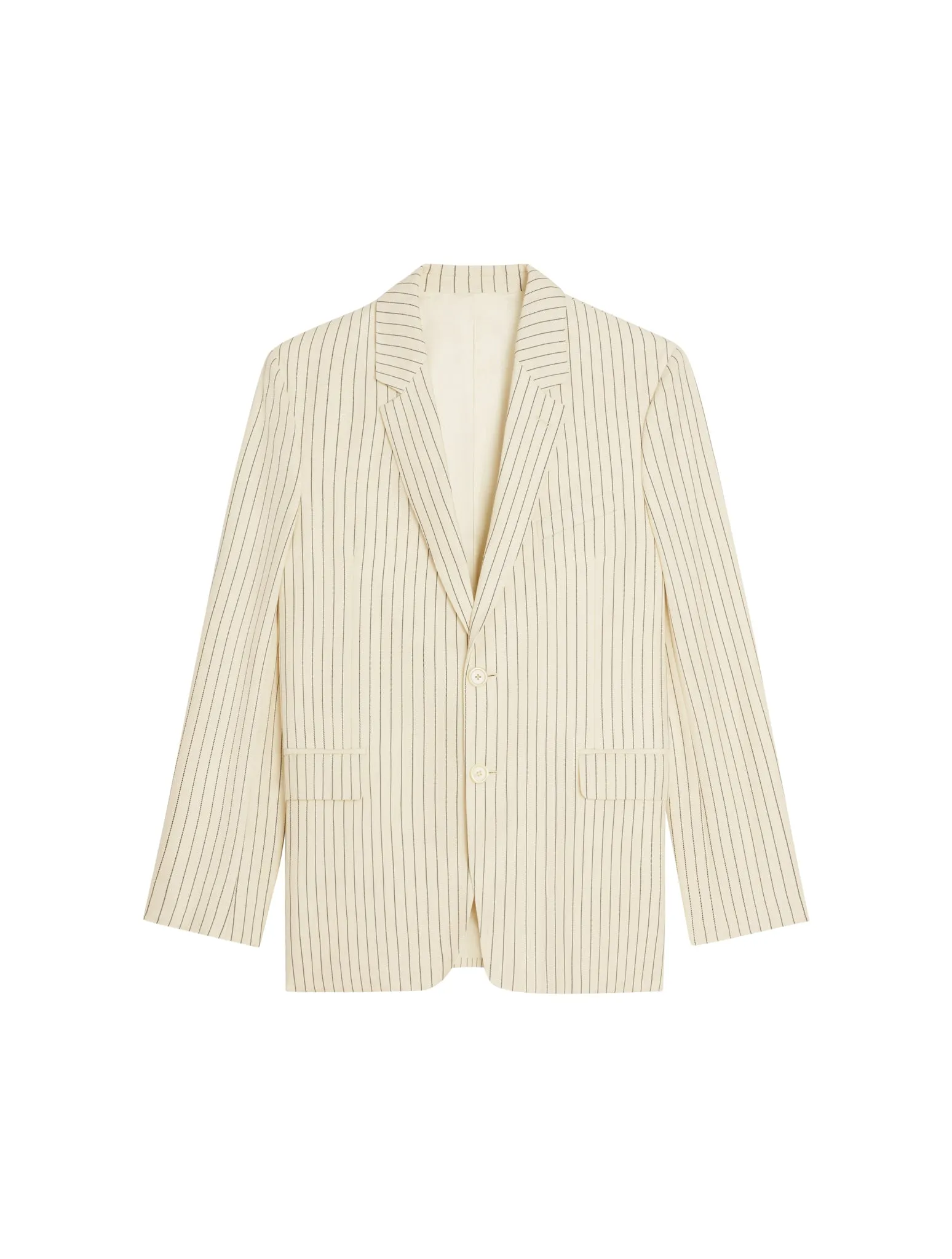 CLASSIC JACKET IN STRIPED WOOL