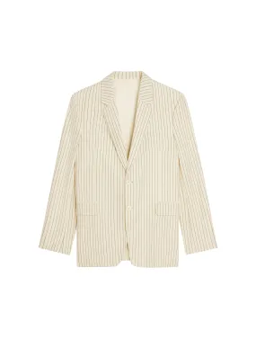 CLASSIC JACKET IN STRIPED WOOL