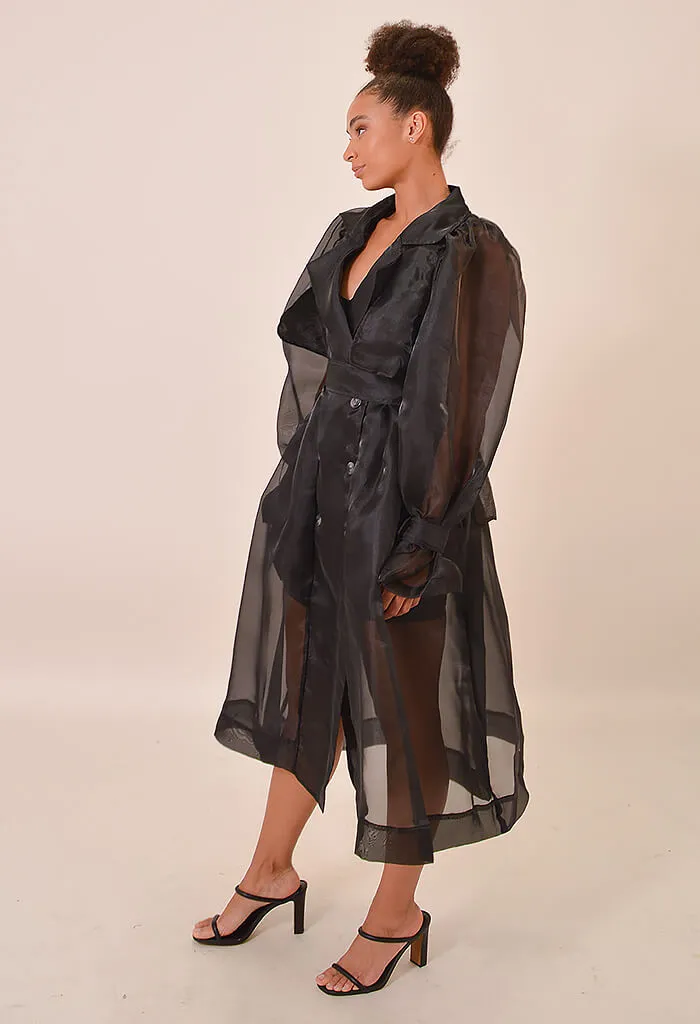 Cora Sheer Trench Coat