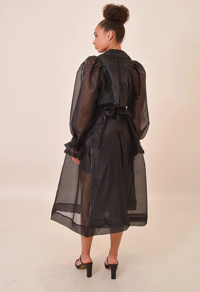 Cora Sheer Trench Coat