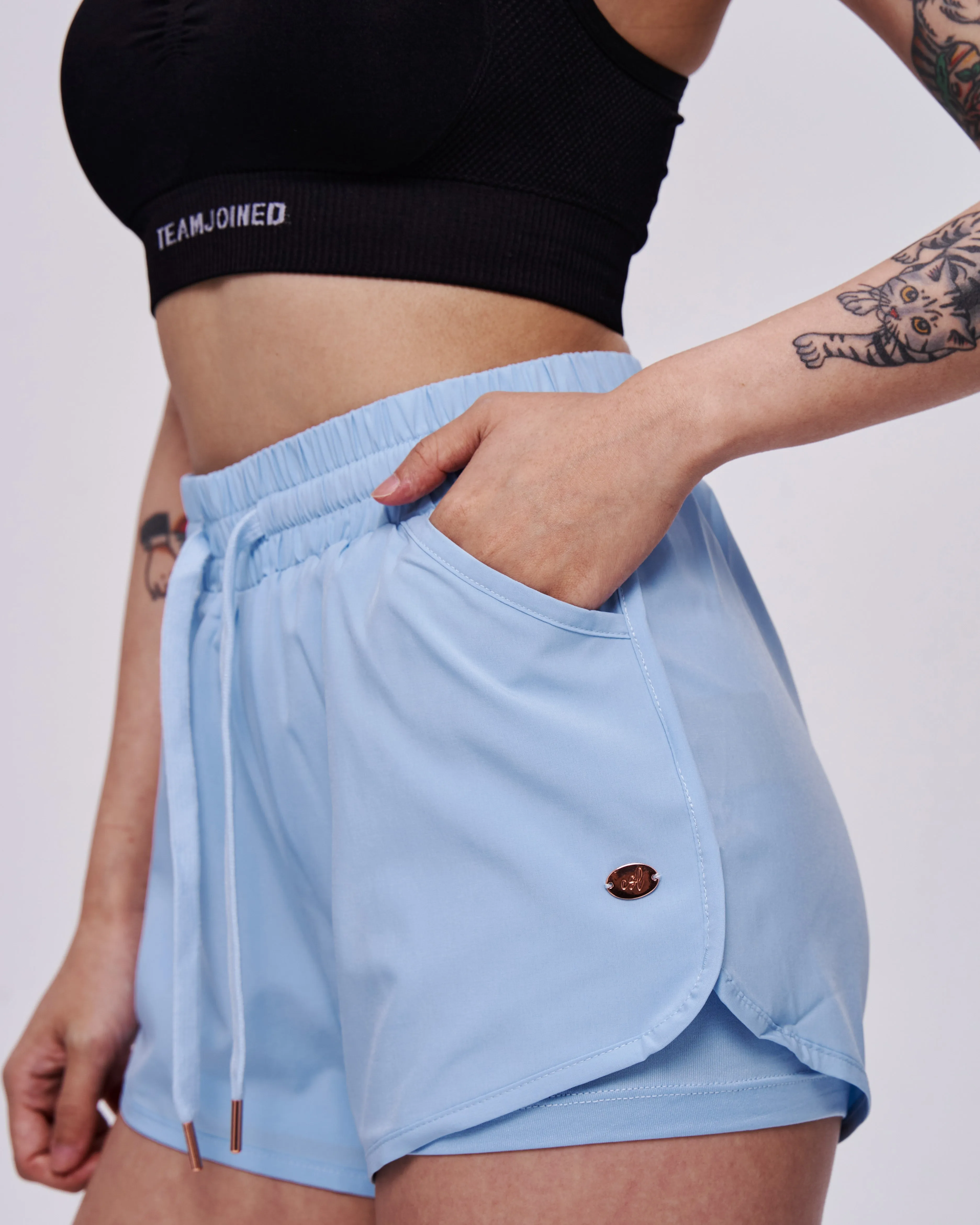 CSL High-Waisted Sporty Shorts