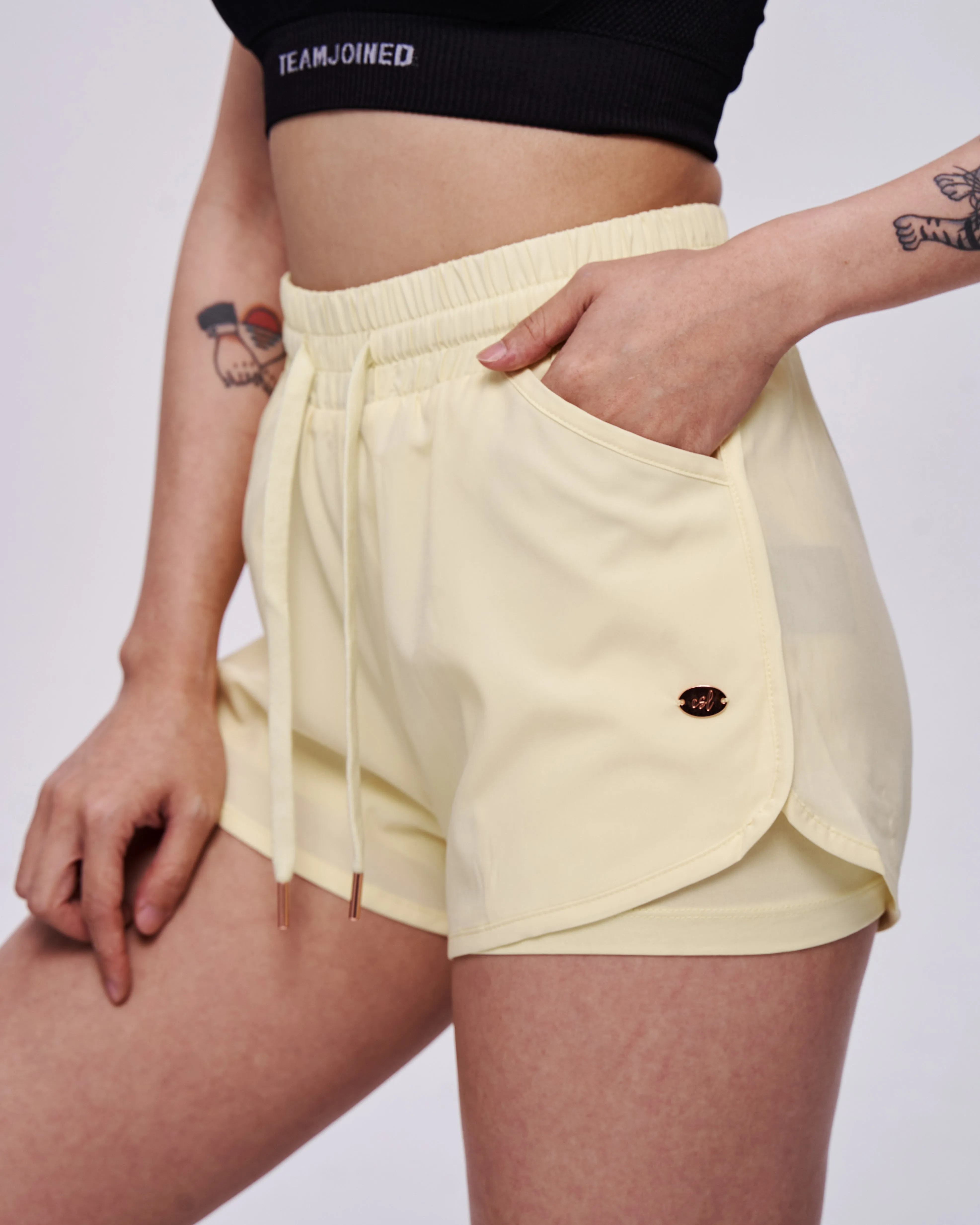 CSL High-Waisted Sporty Shorts