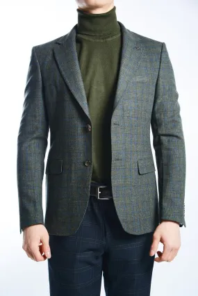 DT Windowpane Euro Sport Coat