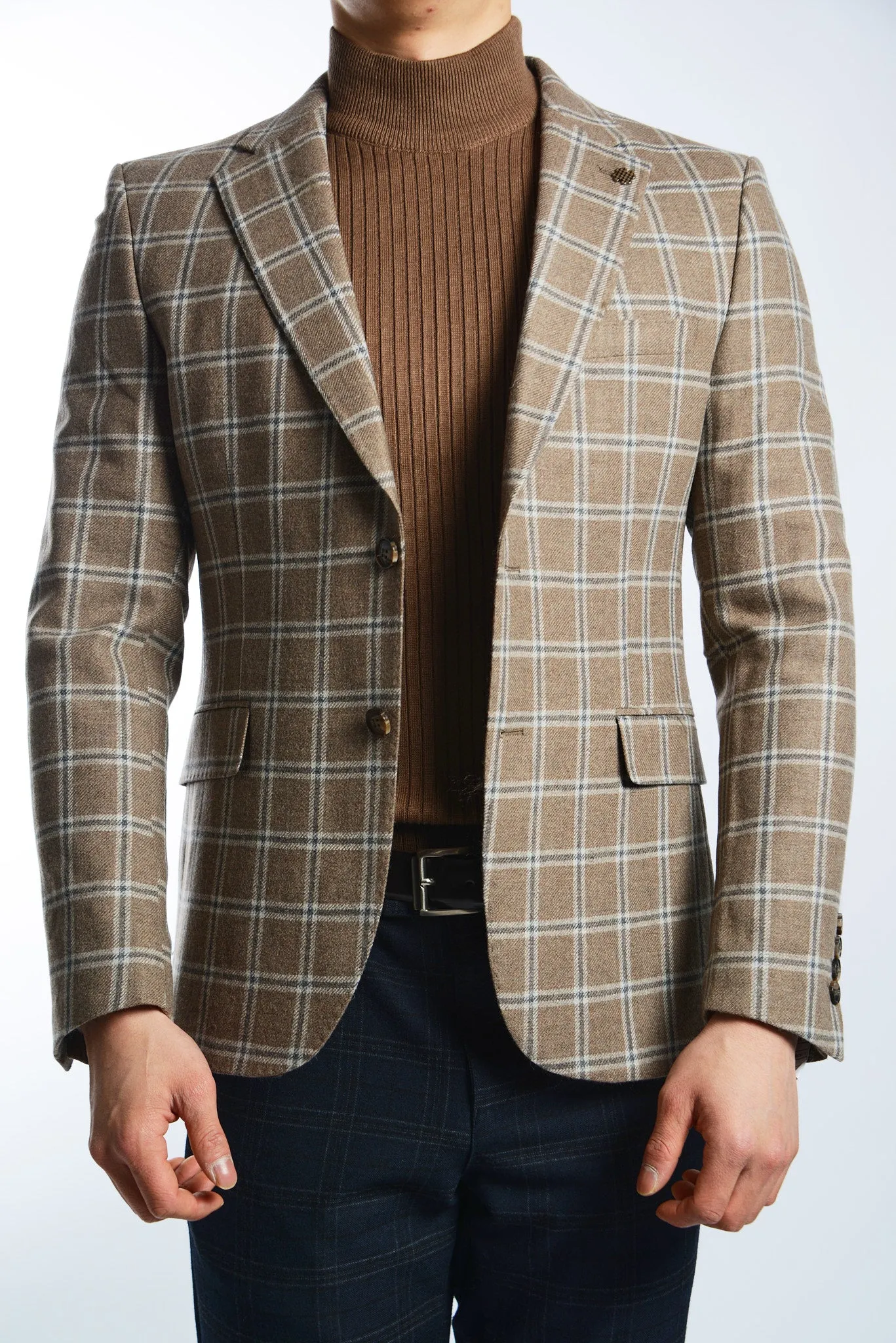 DT Windowpane Euro Sport Coat