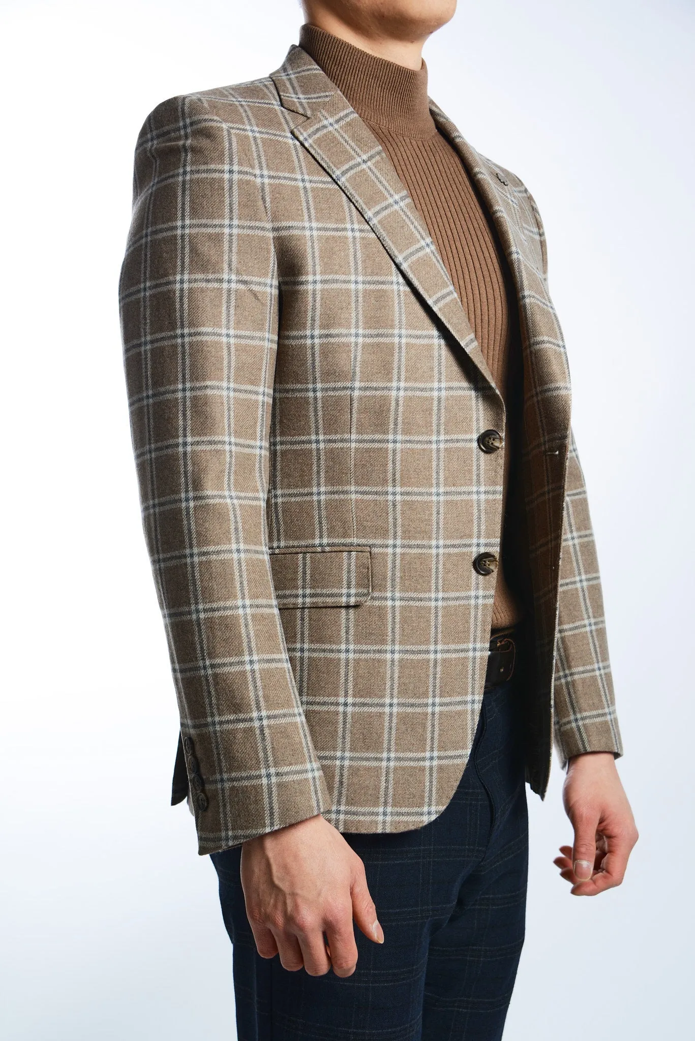 DT Windowpane Euro Sport Coat