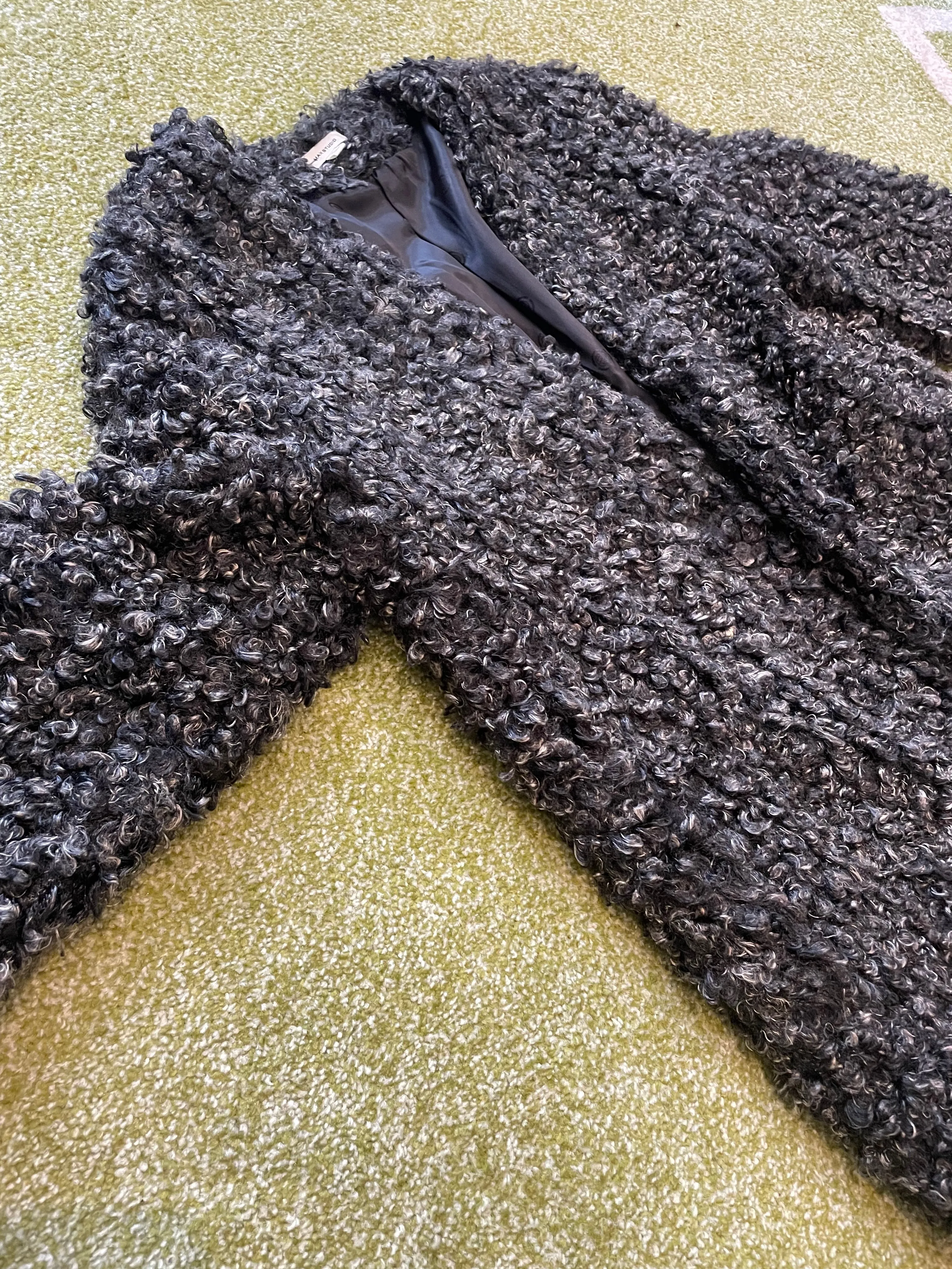 Faux Persian Lamb Coat