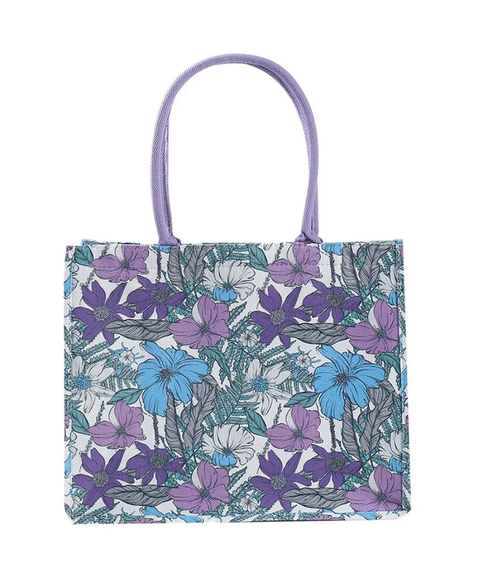 Flower Printed Tote