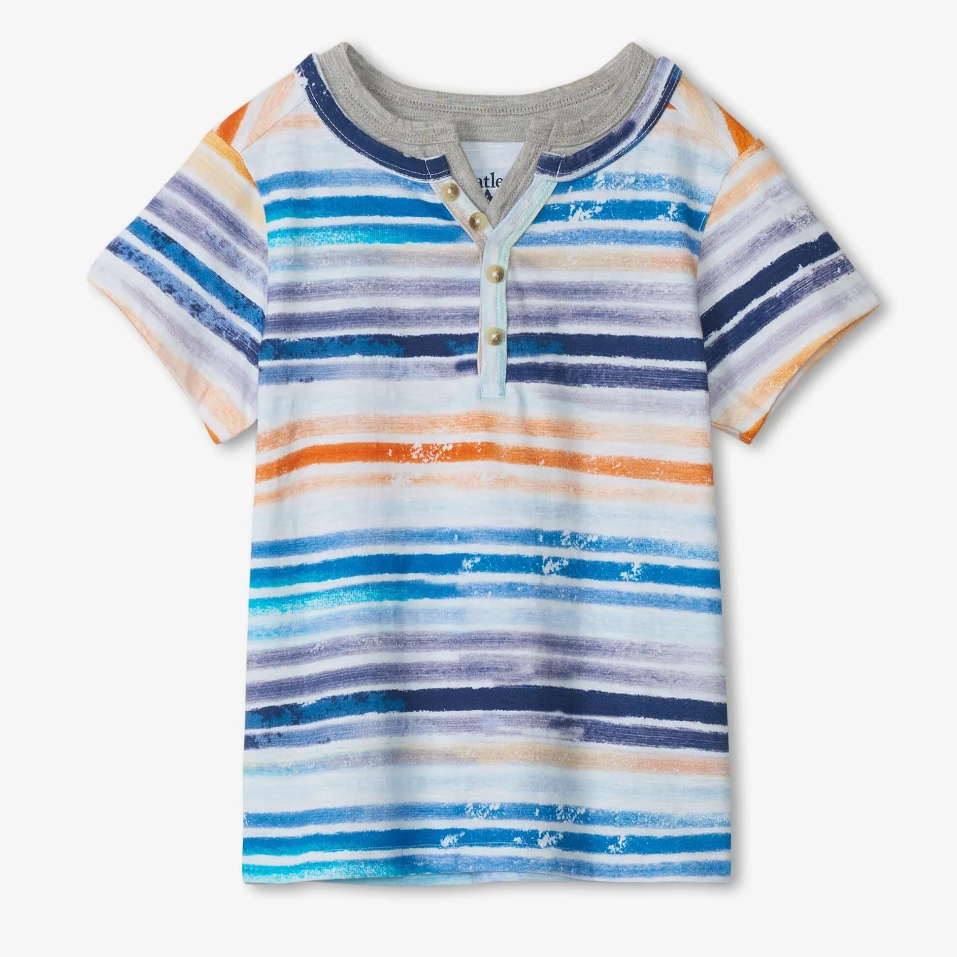 Hatley Racing Striped Henley Tee