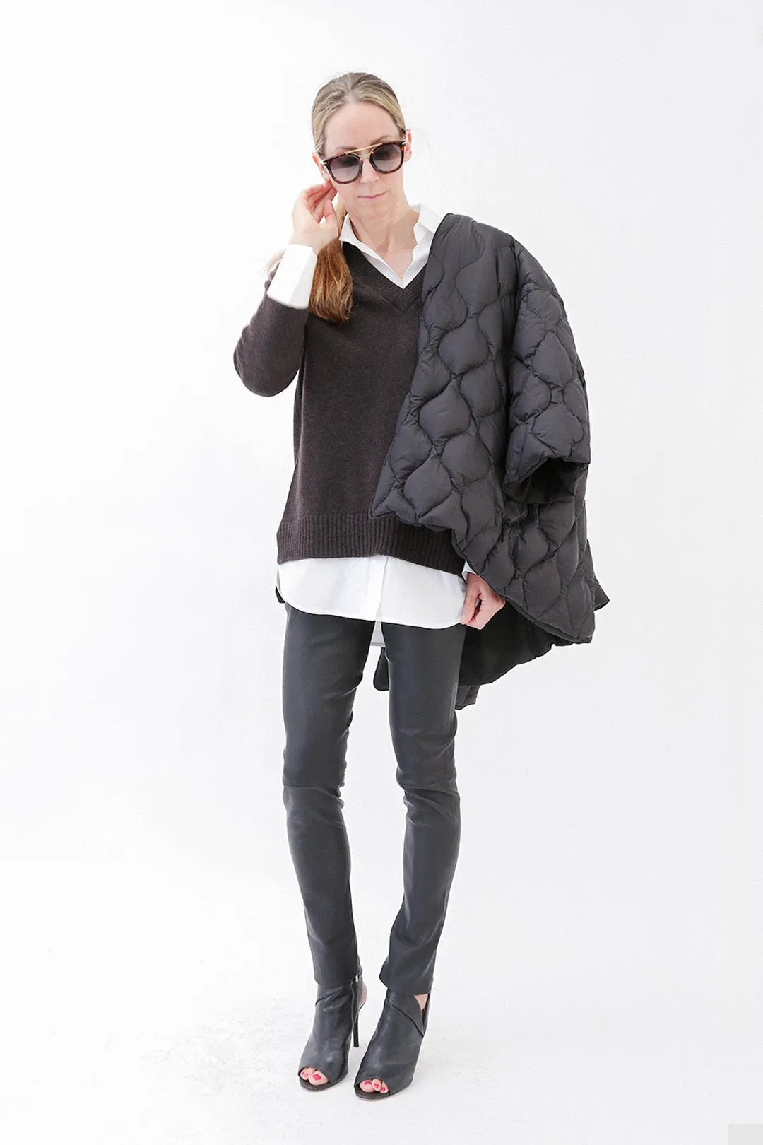 HEIDI REVERSIBLE WOOL & DOWN COAT