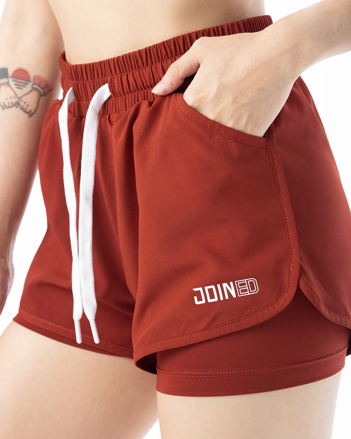 High-Waist Sporty Shorts