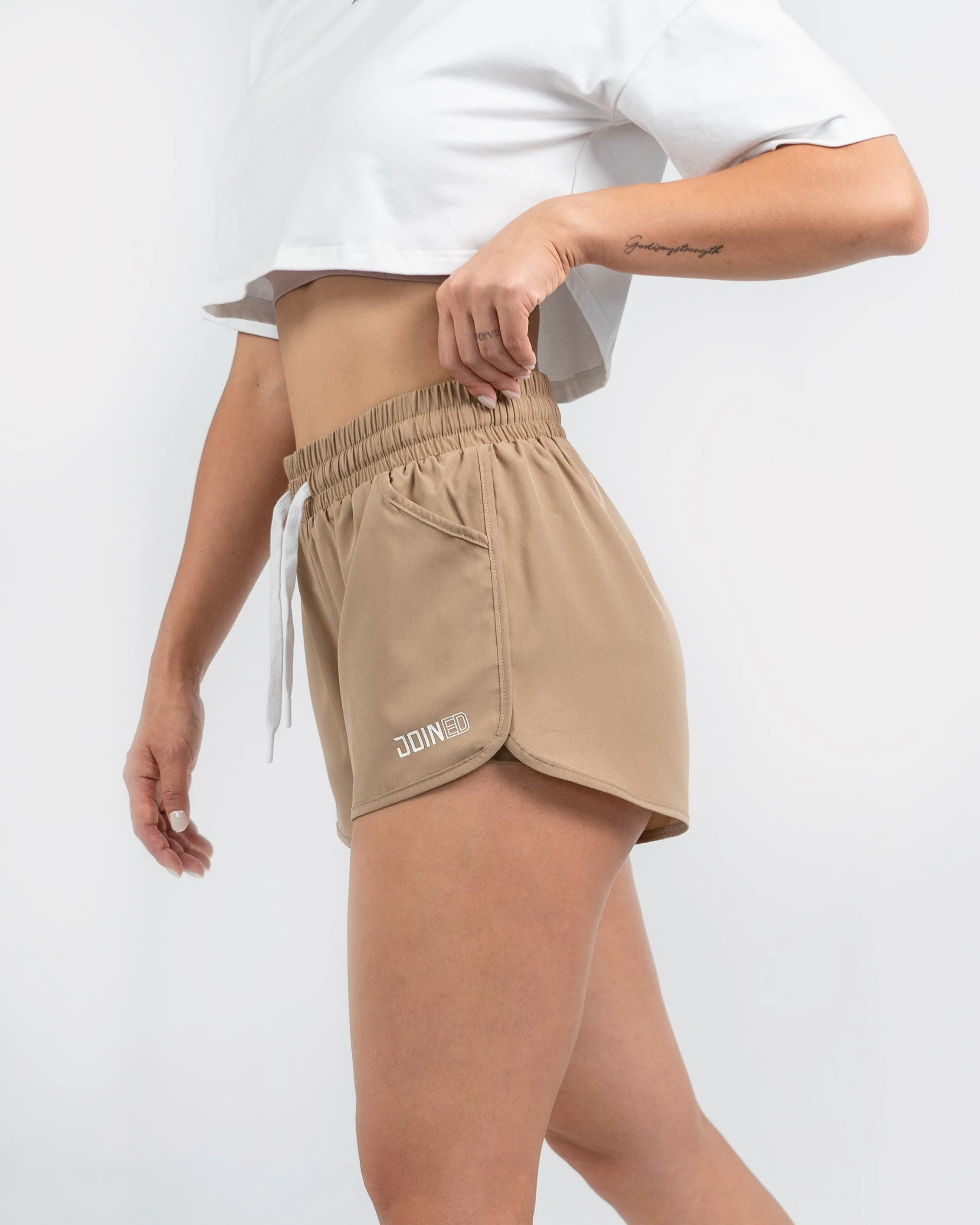 High-Waist Sporty Shorts