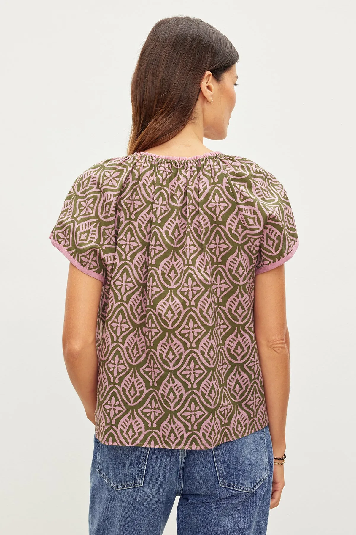 IDA PRINTED BOHO TOP