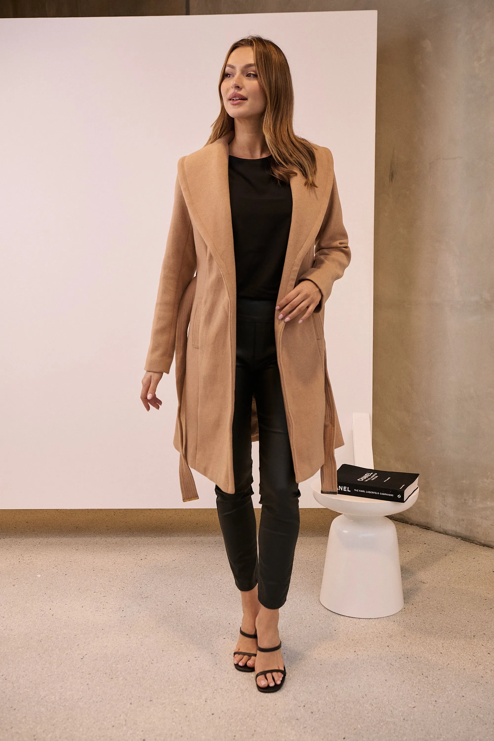 Ivy Camel Winter Wrap Coat