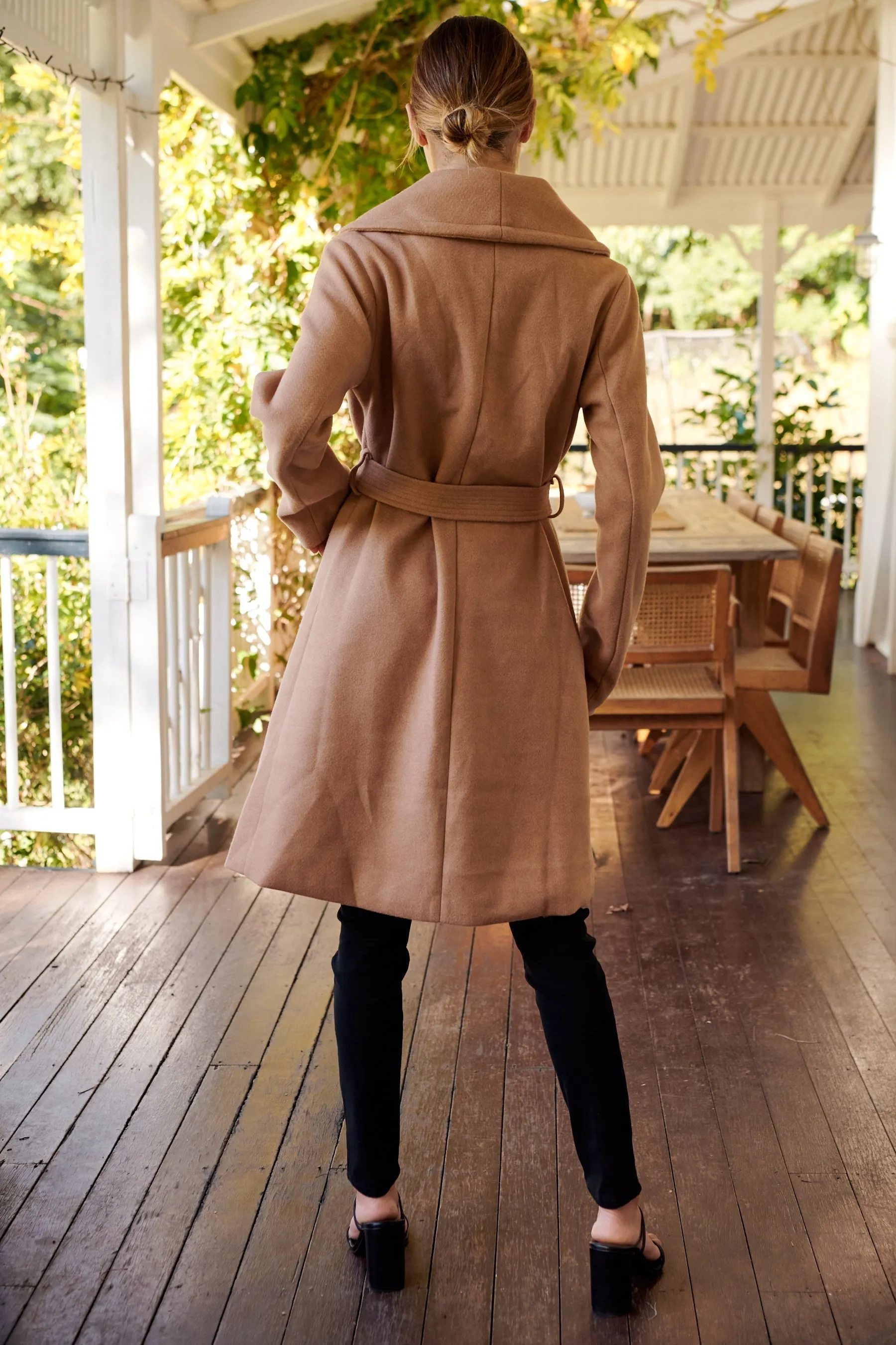 Ivy Camel Winter Wrap Coat