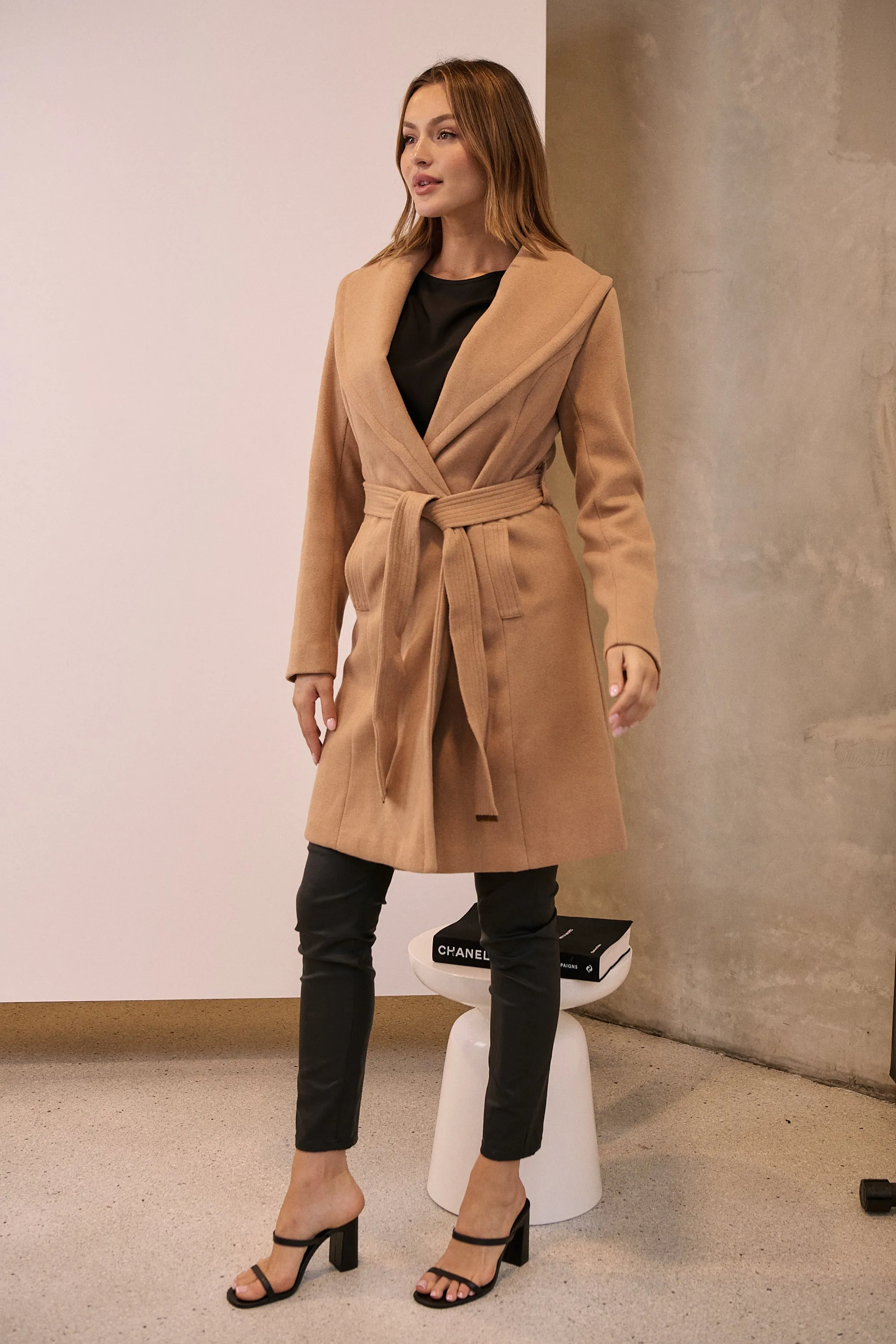 Ivy Camel Winter Wrap Coat