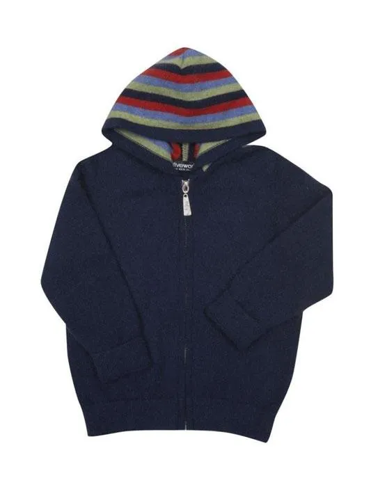 Kids Striped Zip Hoody