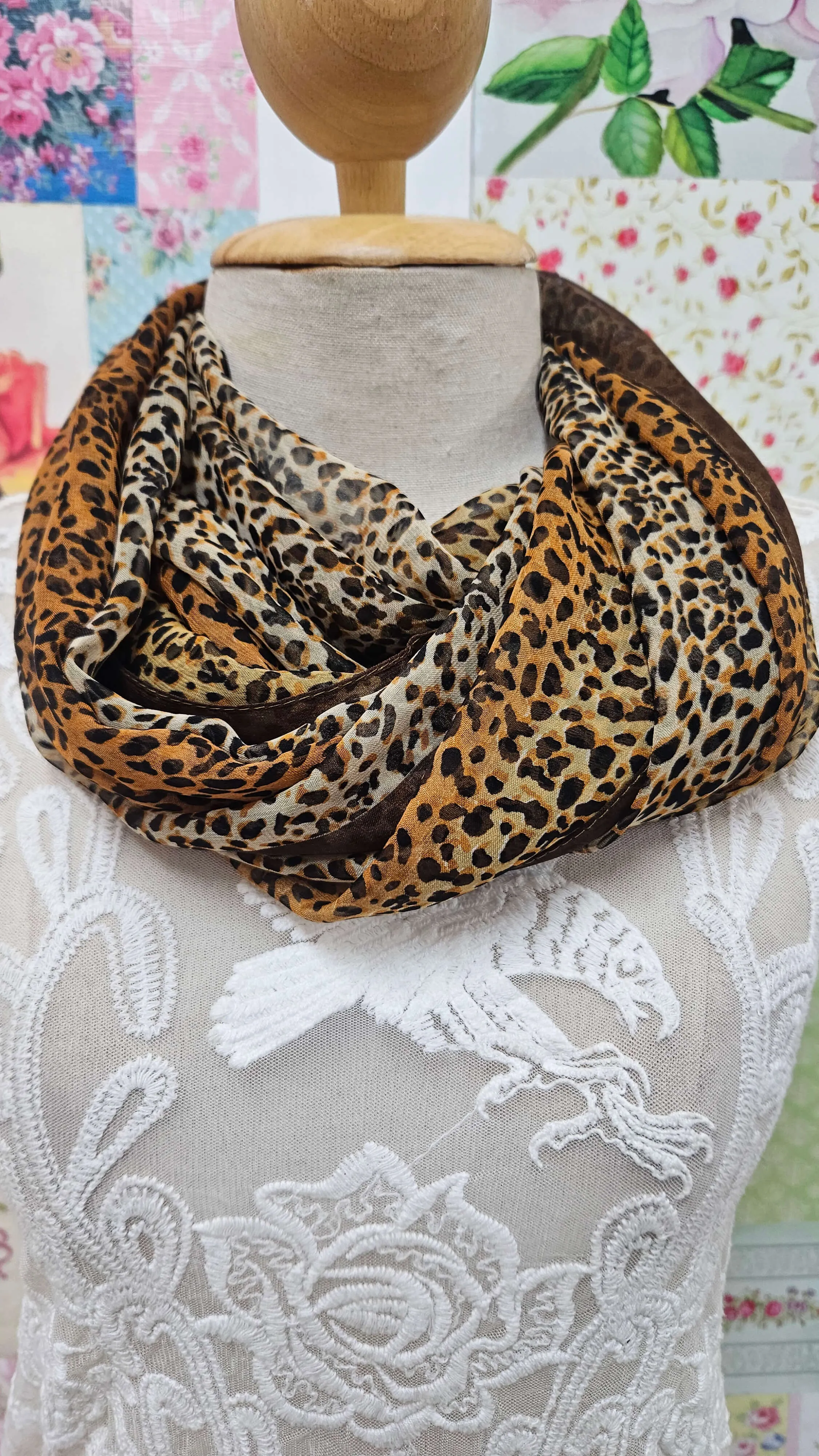 Leopard Printed Scarf SE0299