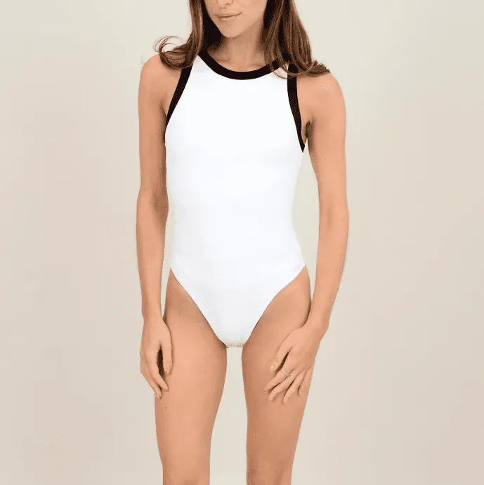 Lola's Room Sleeveless Ringer Bodysuit