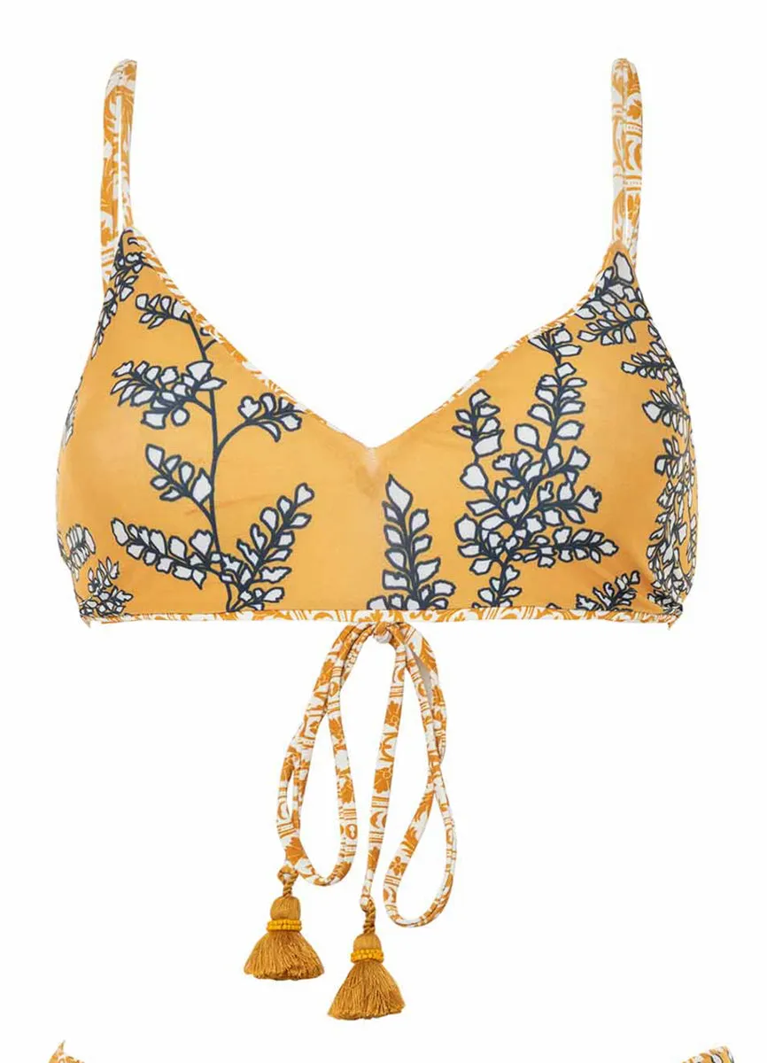 Maaji Amber Tribal Rocks Sporty Bralette Bikini Top