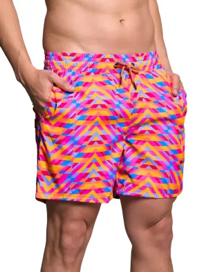 Maaji Chevron Sailor Sporty Shorts