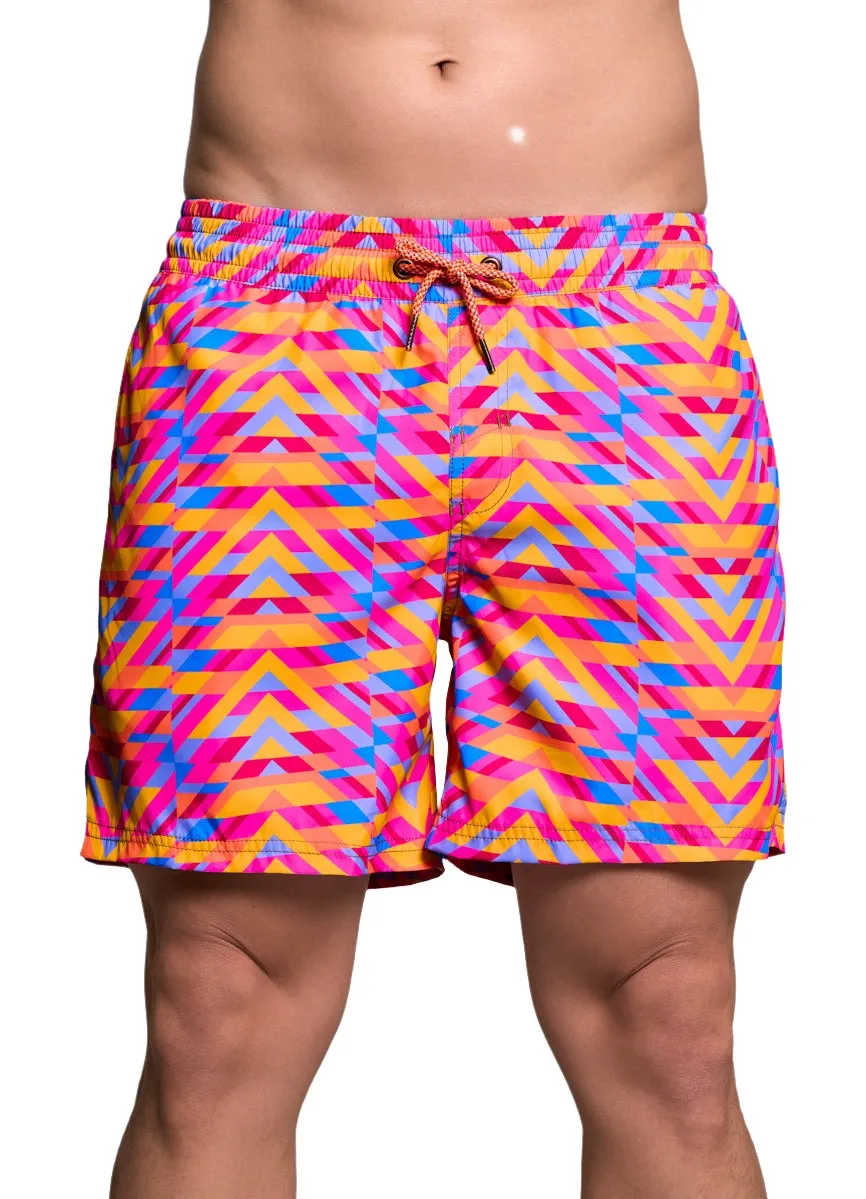 Maaji Chevron Sailor Sporty Shorts