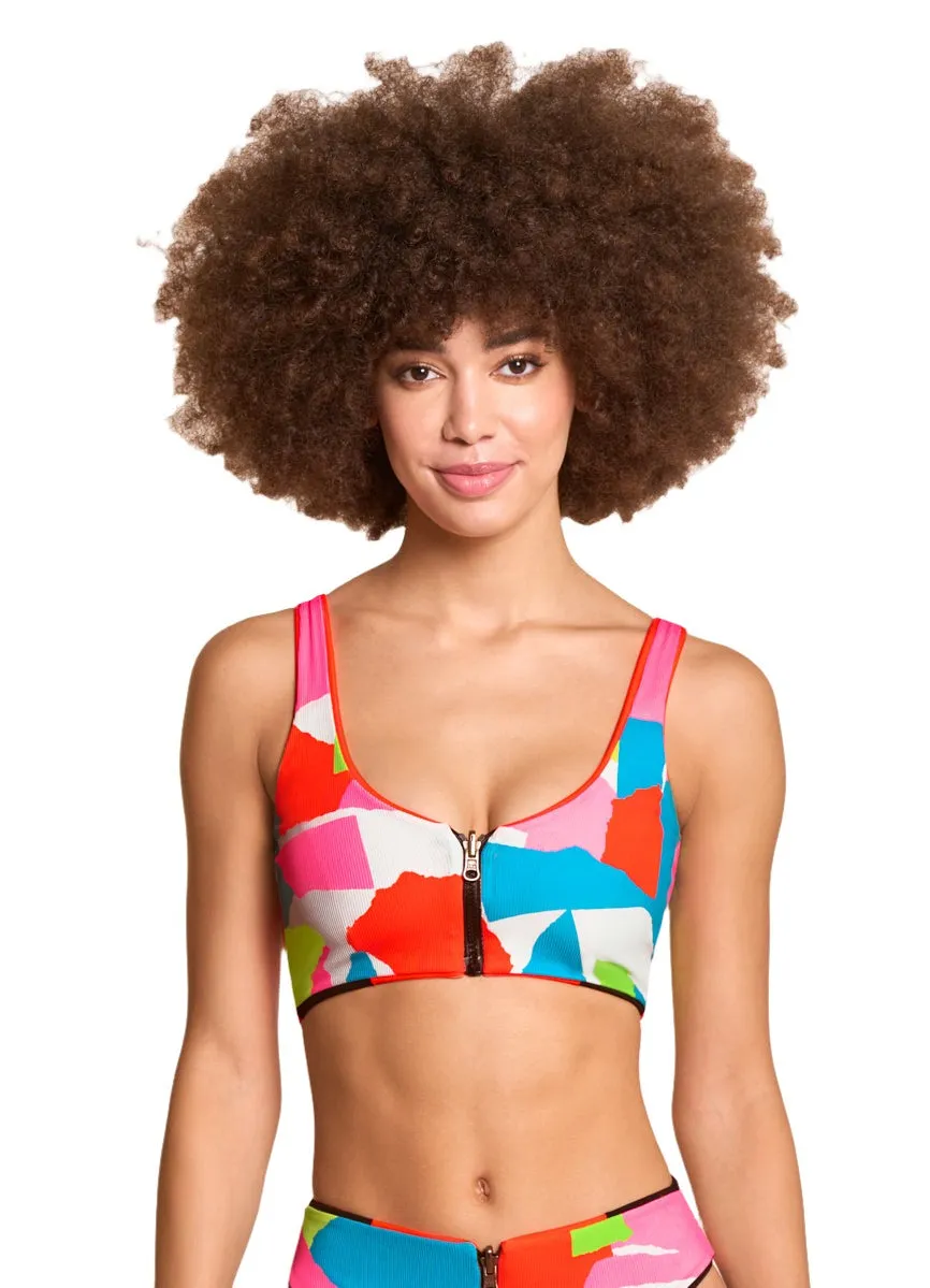 Maaji Fire Ninna Sporty Bralette Bikini Top