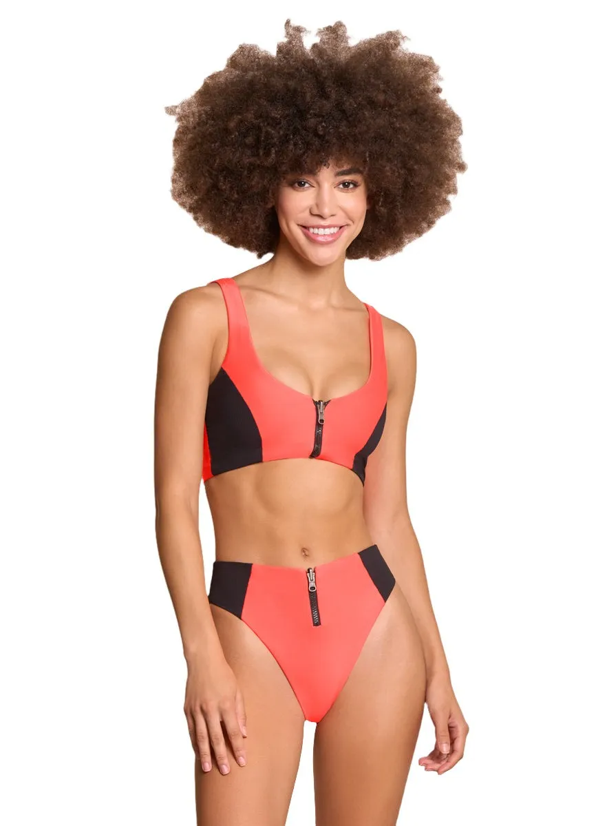 Maaji Fire Ninna Sporty Bralette Bikini Top