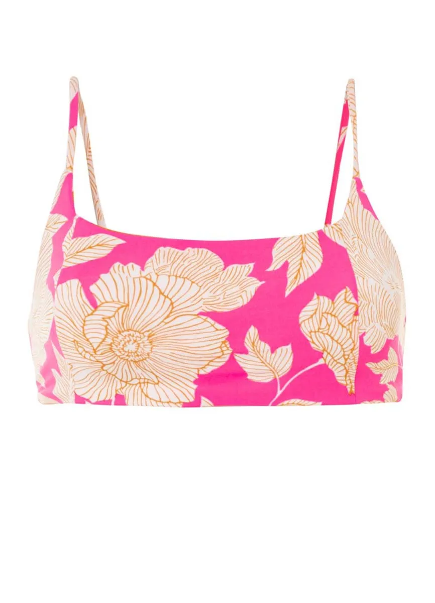 Maaji Floral Duo Zayla Sporty Bralette Bikini Top