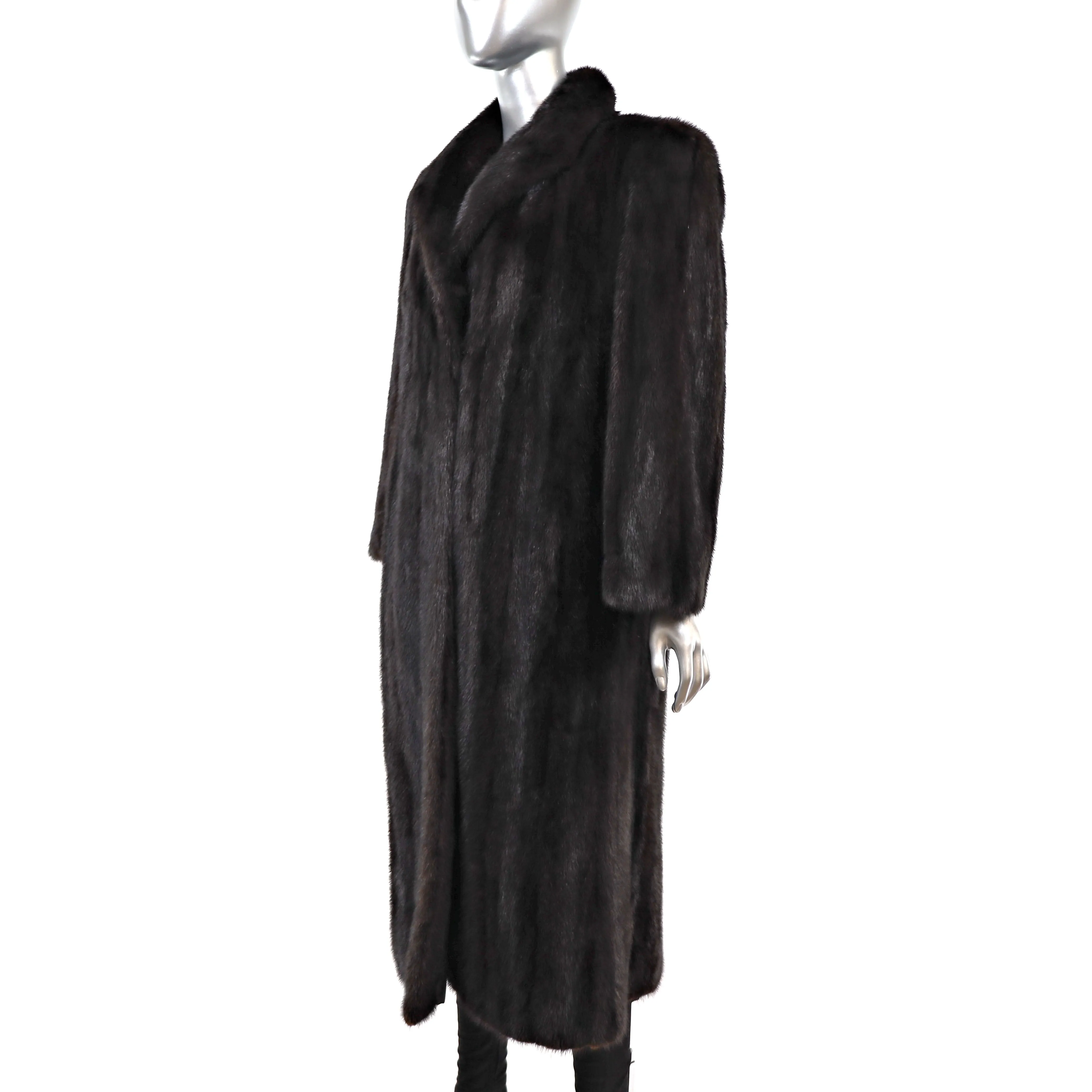 Mahogany Mink Coat- Size L