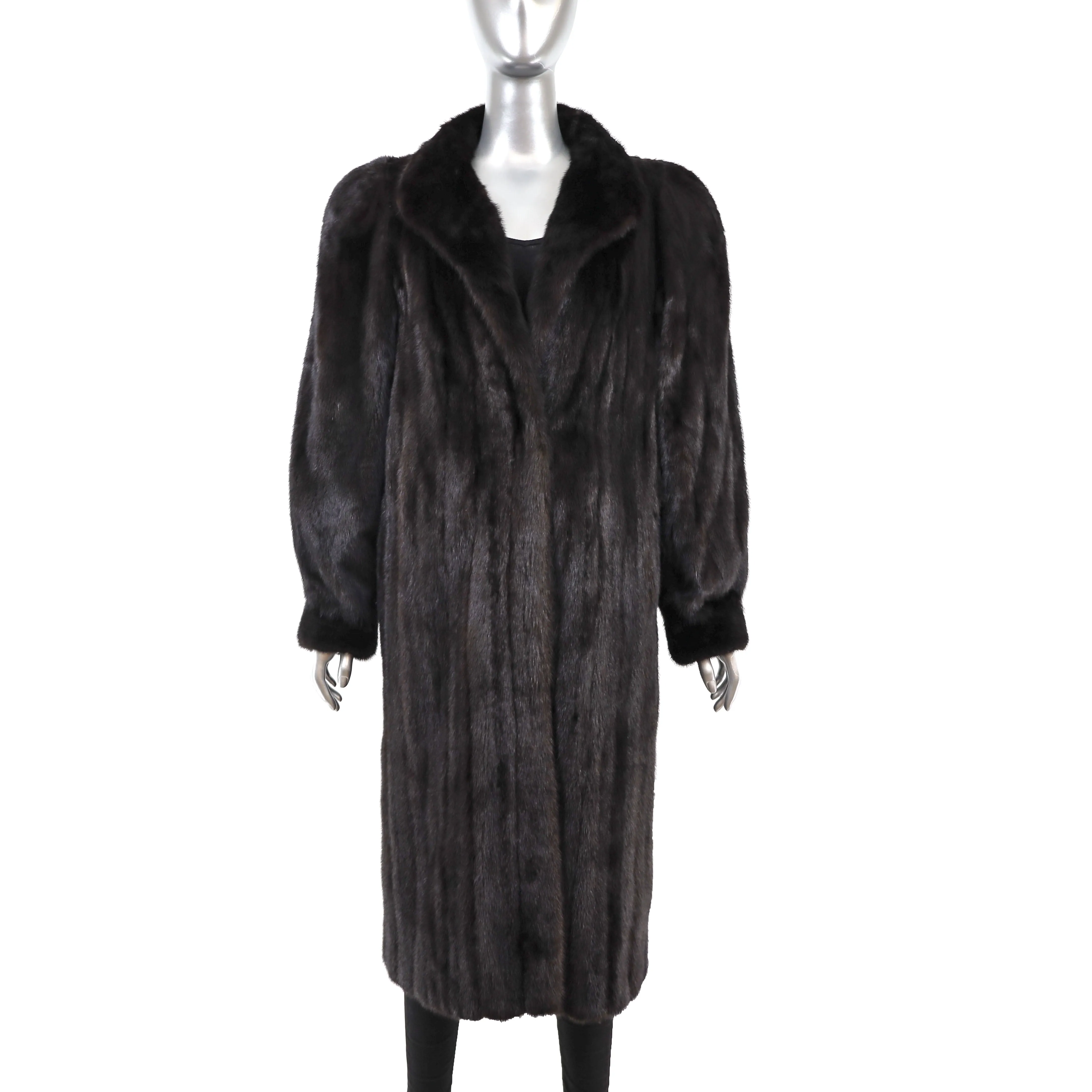 Mahogany Mink Coat- Size L