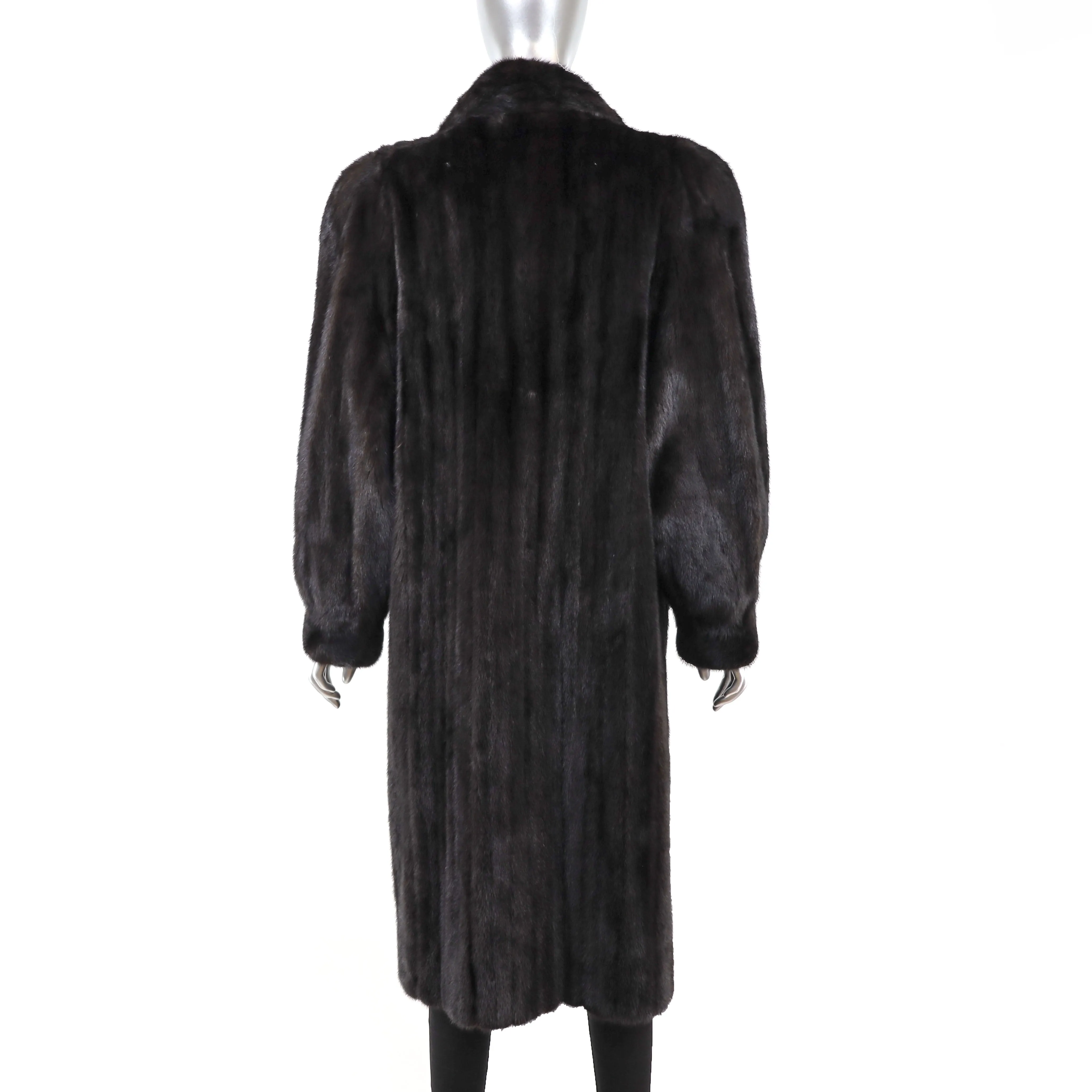 Mahogany Mink Coat- Size L