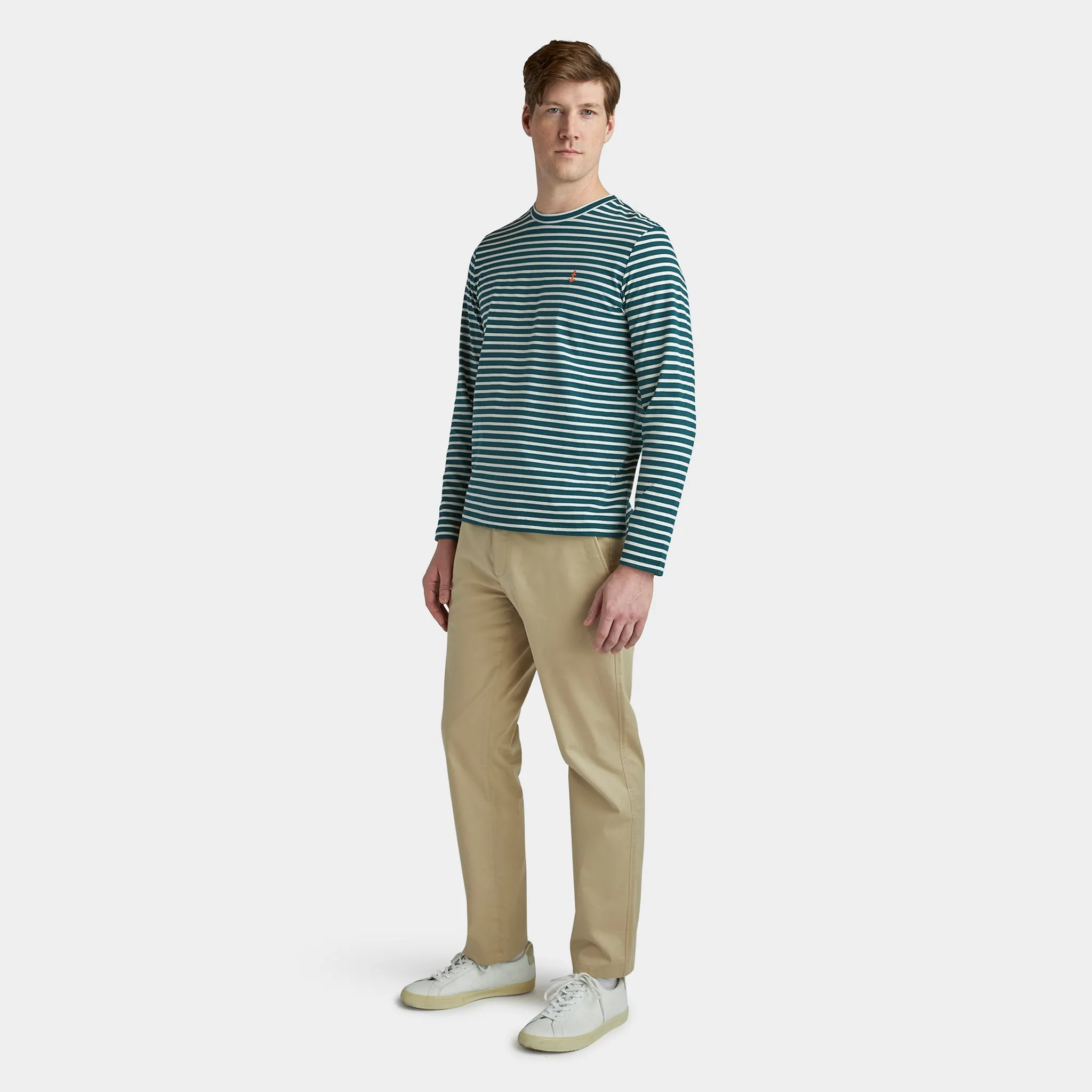 Marine LS Striped Tee