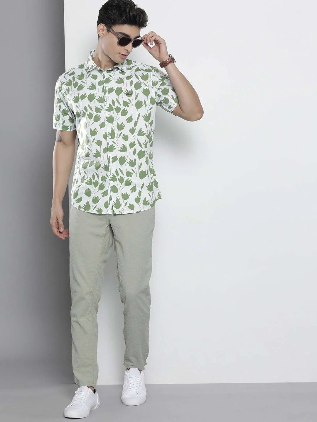 Men Abstract Printed Shirt