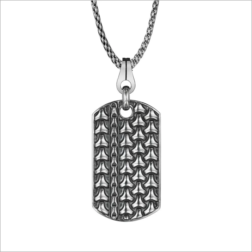 Men's Centauro Reversible Sterling Silver Pendant