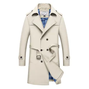 Men's Classic Lapel Double Breasted Coat