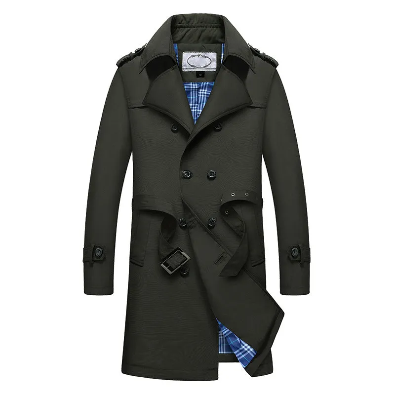 Men's Classic Lapel Double Breasted Coat