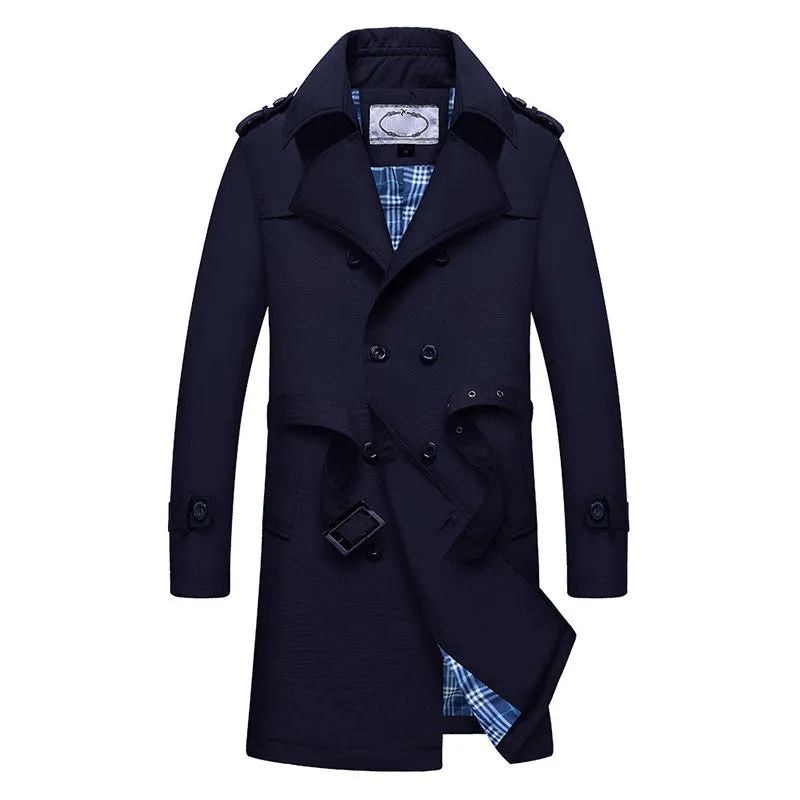 Men's Classic Lapel Double Breasted Coat