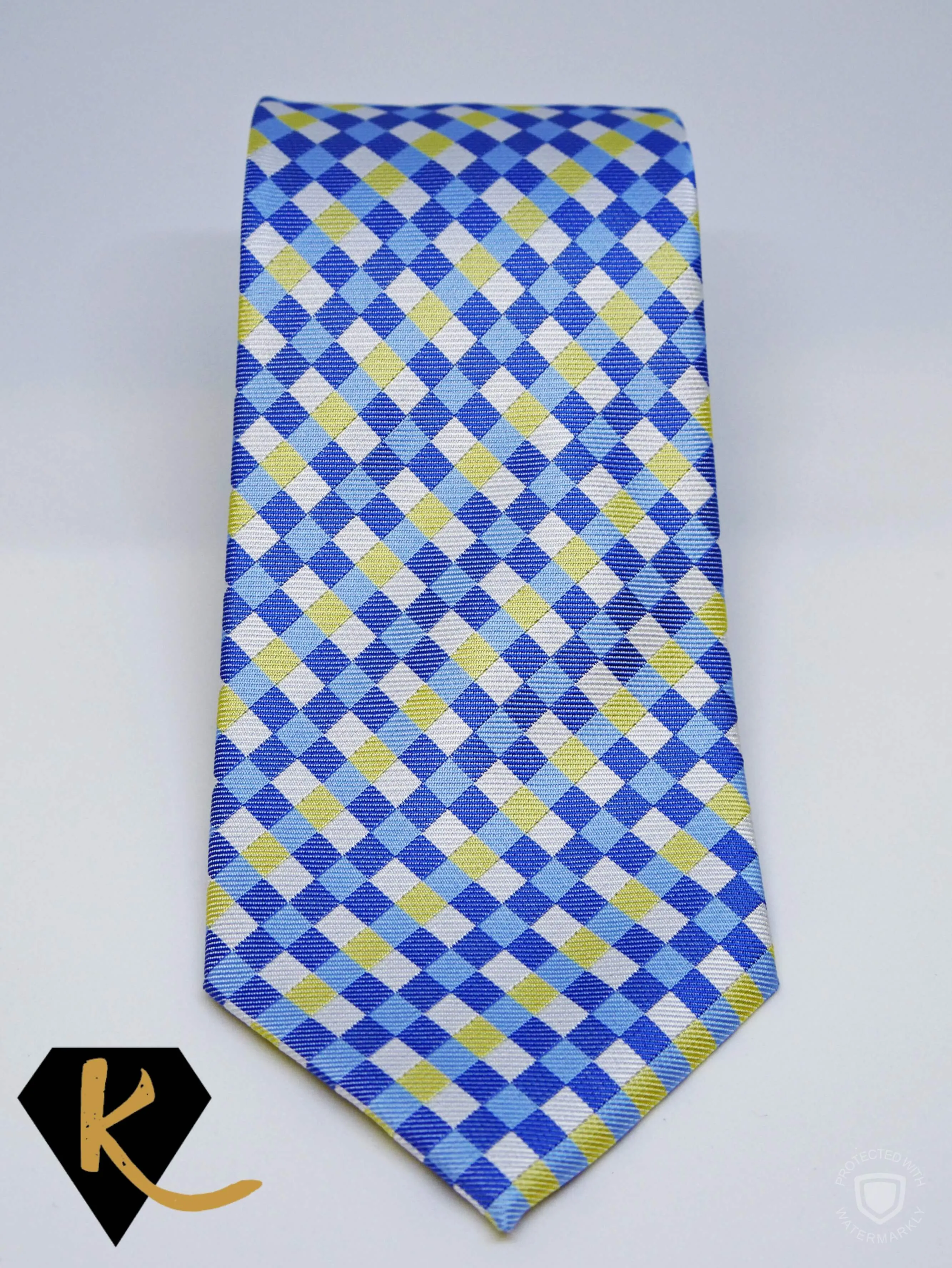 Men's Multi-Coloured Striped Necktie