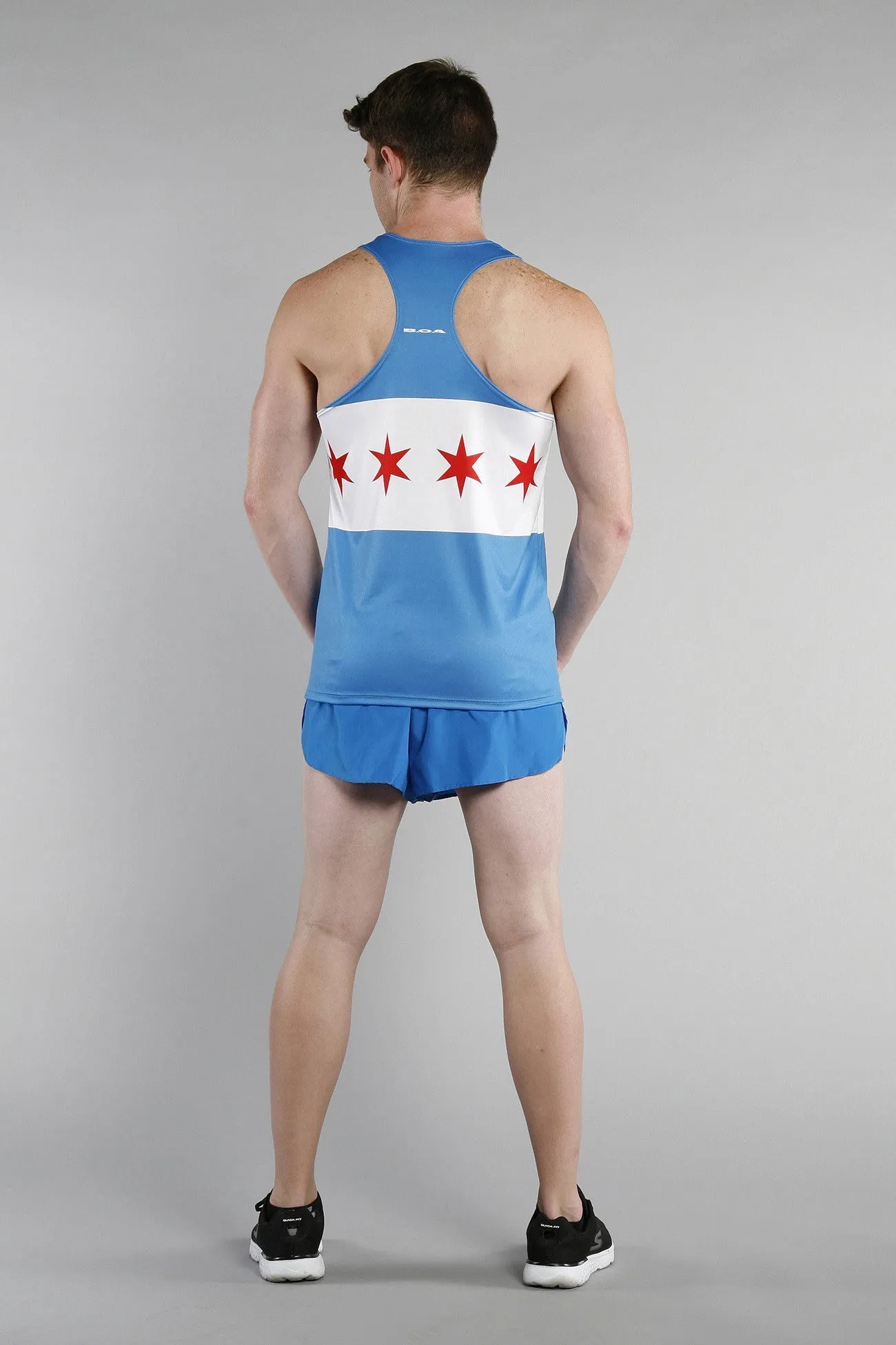 Men's Printed Singlet- Chicago