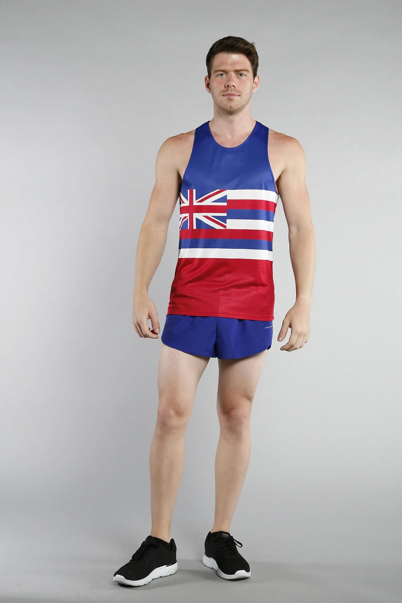 Men's Printed Singlet- Hawaii